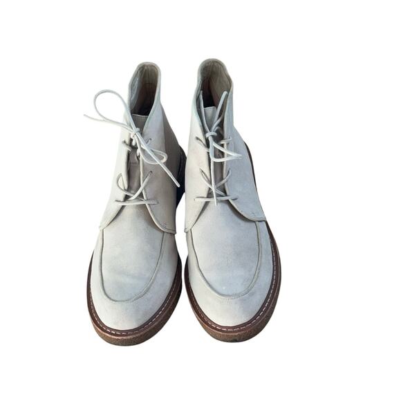 J. Crew Women's Soft Suede Leather Lace-Up Desert Boots Pale Sand Size 9 - Picture 4 of 9